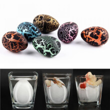 10 stk. mini-dinosauregg som klekkes, dinosauregg som vokser i vann, sprekk, påskekurvfyll, bursdag, påskegaver, festartikler for barn 3-10 år