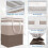 Coș de rufe pliabil, impermeabil, 75 l, set de 3 4