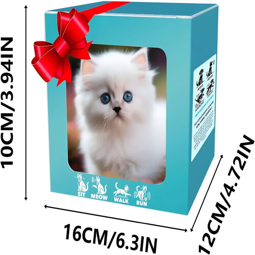 Realistic Robot Cat for Adults with Walking Meowing Tail 1
