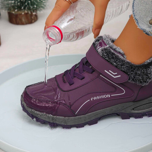 Men's Snow Boots Purple Size 9 2
