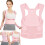 Pink Posture Back Brace til mænd og kvinder – Åndbar 5