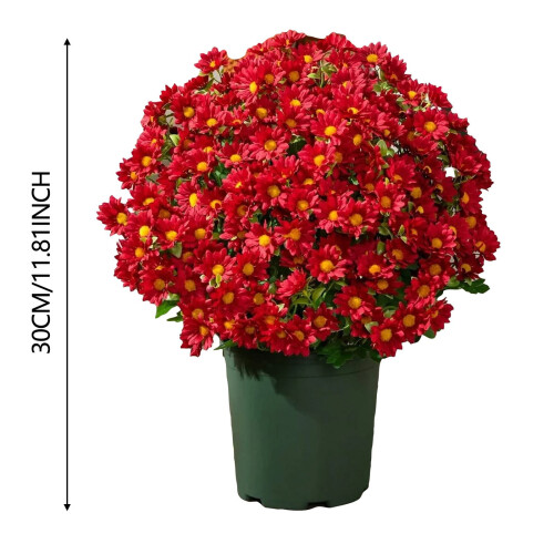 Künstliche Chrysanthemen, UV-beständig, 10 Bündel 2