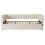 Beige Linen Extendable Sofa Bed with Storage 9