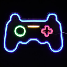 Luce LED per controller di gioco, luci al neon per controller di gioco, lampada 40x27x1cm blu