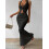 Women's twist front halter top and skirt set 6