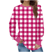Blusas de manga larga con cuello redondo, estilo túnica, informales y de moda para mujer.