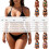 Women's solid color halter bikini set with tummy control 6