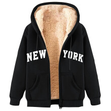 2024Fashion Sherpa-gefütterter Fleece-Mantel für Damen, Kapuzenjacke mit Reißverschluss, warme Winterbekleidung mit Taschen