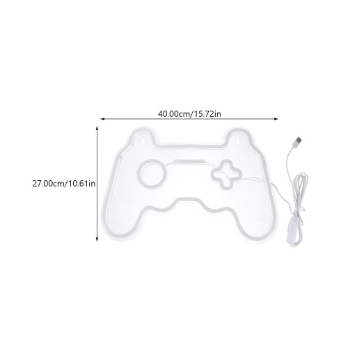Luce LED per controller di gioco, luci al neon per controller di gioco, lampada 40x27x1cm blu 1