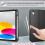 Συμβατό με iPad Mini5/4/3/2/1Θήκη πληκτρολογίου touchpad – Μαγνητικό αποσπώμενο ασύρματο 5