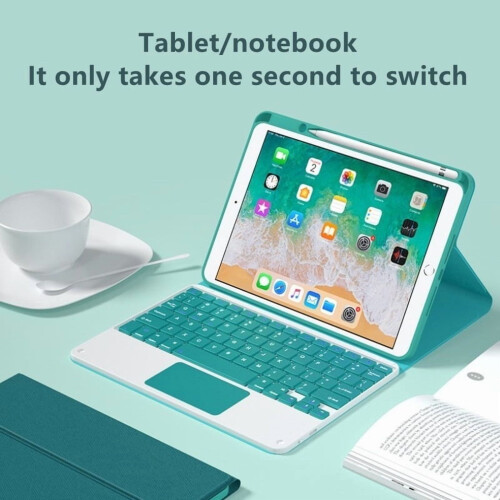 Capa para iPad 10.2 com teclado e mouse integrados. 2