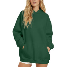 Hoodies för kvinnor Hoodies Stora rundhalsade tröjor Långärmade skjortor Casual toppar Lätta tröjor Enfärgade höstvinterjackor
