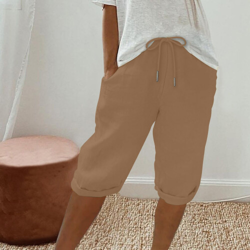 Γυναικεία Σορτς Μονόχρωμα Σορτς Casual Σορτς Capris S-3XL 1