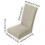 Elastische stoelhoes voor eetkamerstoelen – kaki polyester 3