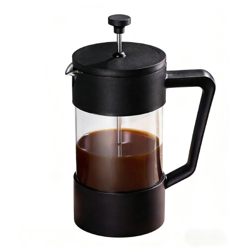 Cafetière à piston en verre borosilicate 1L