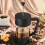 Καφετιέρα French Press από βοριοπυριτικό γυαλί 1L 6