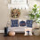 Capas de Almofada Outono Abóboras Azuis 45x45 cm 3