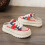 Tênis plataforma slip-on feminino em mesh, leve. 6