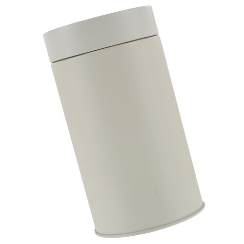 Luftdichte runde Teedose – Weißblech, 15,5 x 8,5 x 1