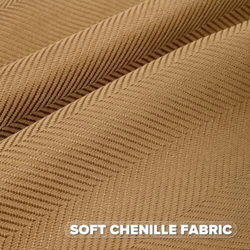 Μαξιλαροθήκες Camel Chenille Σετ 2 τεμαχίων 26x26 ιντσών 1