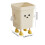 Cubo de basura de plástico rectangular para cocina, 9,05 pulgadas, amarillo 3
