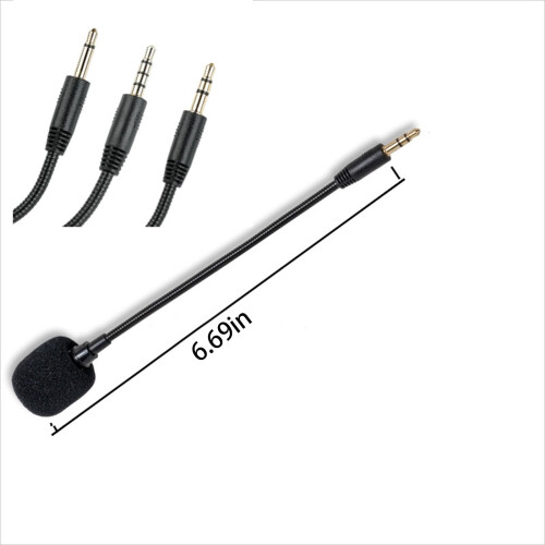 3.5mm External Condenser Mic for iPhone Android PC Laptop 2