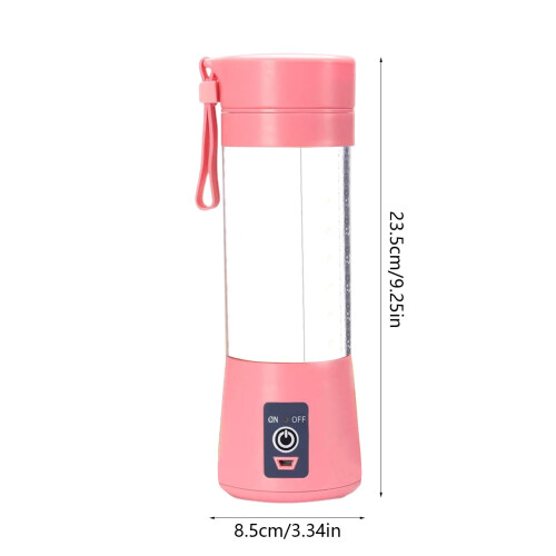 Mixeur portable rechargeable USB 380 ml avec 6 lames 2