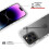 Συμβατή με iPhone14 - Θήκη Xhy – Διαφανής θήκη 3 σε 1 για όλο το σώμα με προστατευτικό 3