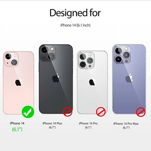 Συμβατή με iPhone14 - Θήκη Xhy – Διαφανής θήκη 3 σε 1 για όλο το σώμα με προστατευτικό 1
