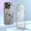 Συμβατή με iPhone14 - Θήκη Xhy – Διαφανής θήκη 3 σε 1 για όλο το σώμα με προστατευτικό 6