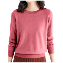 Pulls de Noël pour femmes, pull d'automne élégant à manches longues, couleur unie, pull chaud pour l'automne et l'hiver, sous-pull rose fuchsia