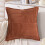 Fronha decorativa retangular macia de 45x45cm para sofá, resistente e durável, na cor marrom, 30x25cm (12x10 polegadas). 5