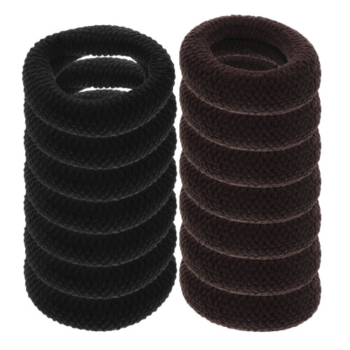 OUNONA14PCS Θήκη μαλλιών υψηλής ελαστικότητας για γυναίκες με χοντρό ύφασμα για