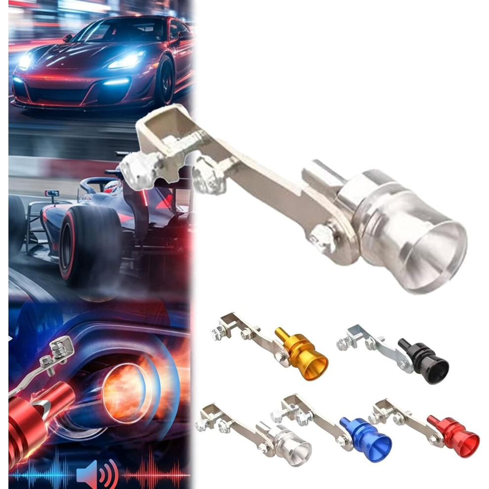 Exhaust Pipe Roar Maker Turbo Whistle, Universal Blow-Off Valve Sound Enhancer Compatible With Trucks, Motorcycles & Cars 9425574901996