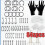 Σετ κοσμημάτων piercing ACDANC84PCS – Ανοξείδωτο ατσάλι 316L, Συμβατό με διάφραγμα, κοιλιά, 1