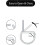 Κρίκοι μύτης σε σχήμα D από τιτάνιο 16G (8/10mm), Segment Clicker Septum/Daith/Conch, επιχρυσωμένοι με 3