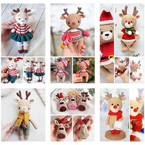 1Pack Νήματα τζιν, νήματα από βαμβάκι Amigurumi, νήματα από βαμβάκι, νήματα πλεξίματος, 2
