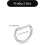 Κρίκοι μύτης σε σχήμα D από τιτάνιο 16G (8/10mm), Segment Clicker Septum/Daith/Conch, επιχρυσωμένοι με 2