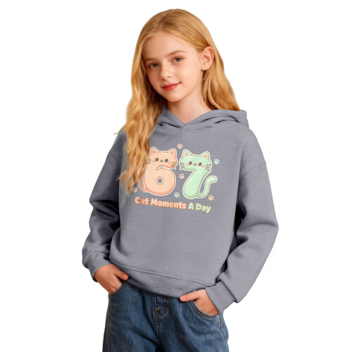 67Hoodie Παιδικό Φούτερ Six Seven Meme Χριστουγεννιάτικο Casual Μακρυμάνικο Φούτερ με 2