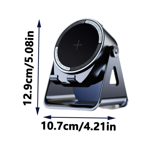 Βάση ασύρματου επαγωγικού ηχείου με Bluetooth, φωτισμό RGB και βάση τηλεφώνου (4–13") – 1