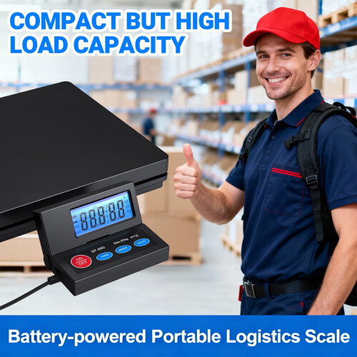 Ψηφιακή ζυγαριά υψηλής ακρίβειας 110lb/50kg, LCD με συγκράτηση/απόβαρο, 2