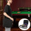 Pool Ball Carrying Case with Handle and Strap 16-Hole Mesh 8