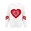Sudadera de mujer para el Día de San Valentín con estampado de corazón. 4