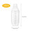 Διαφανές σέικερ κοκτέιλ 700ml για μπαρ, τσάι, κρασί και ποτήρι ανάμειξης ποτών 2