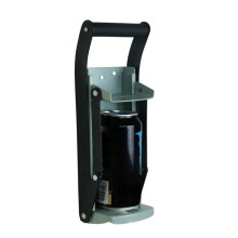 Triturador de latas y abridor de botellas de metal Ochine de 16 oz, triturador de refrescos y cerveza de metal resistente para montaje en pared,