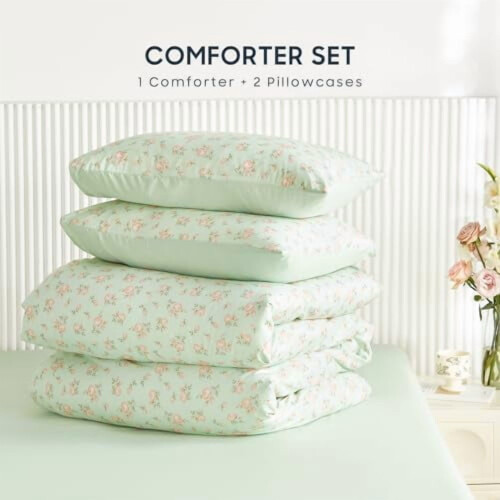 Blomsterdynesett Twin/Twin XL 3-delt 2
