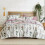 Botanical Floral Comforter Set King, 3-częściowy 5