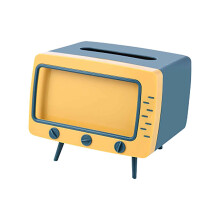 Boîte à mouchoirs CheAAlet avec couvercle et porte-téléphone intégré, idéale pour la cuisine, la chambre, le bureau, le salon ou la salle de