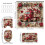 Romantic 3D Effect Valentine's Day Bathroom Set，4 Piece Bath Accessory Kit For Holiday Bathroom Decor 3