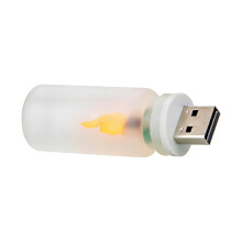 Bougies chauffe-plat sans flamme à effet flamme vacillante, ampoules USB, bougies chauffe-plat lumineuses pour décoration intérieure et